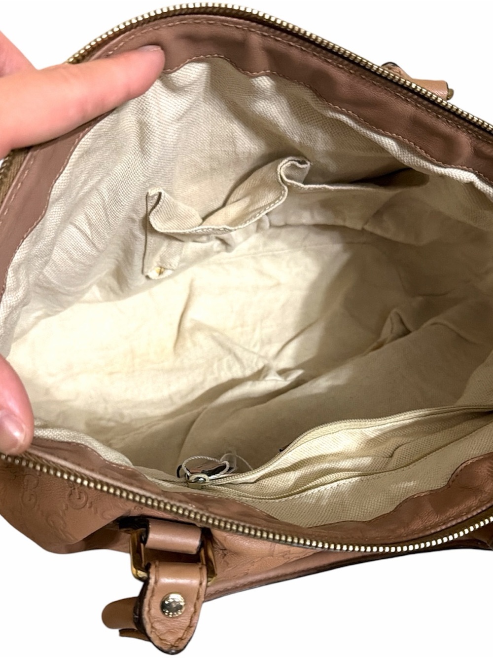 Gucci Sukey Tote - nude/blush - 23661081 comes with COA - Picture 9 of 15